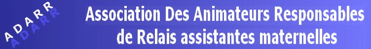Association Des animateurs Responsables De relais Assistant Maternels