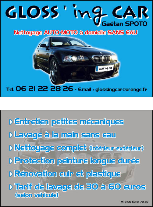 GLOSS'ING CAR