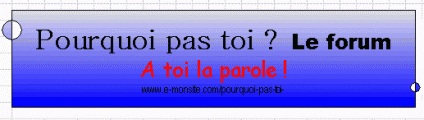 Pourquoi pas toi ?