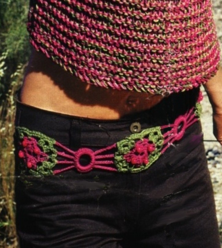 ceinture au crochet