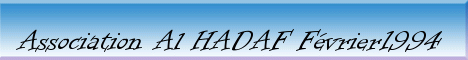 BIENVENUE SUR LE PORTAIL DE L'ASSOCIATION AL HADAF