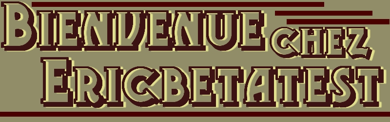 site de test d'Eric