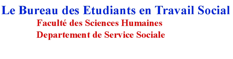 Bureau des Etudiants en Travail Social