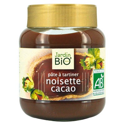 Pâtes à tartiner au chocolat bio