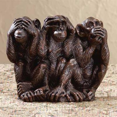 Les 3 singes de la sagesse