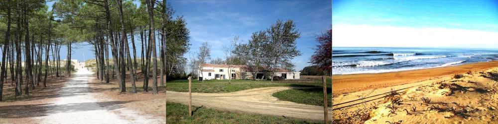 Gite charente maritime mer Royan la palmyre grand location calme La Coralie