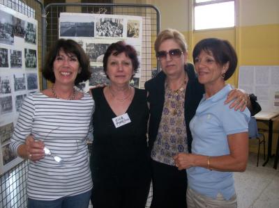 Retrouvailles: Josette  JUAN, Gisèle AMBROSINO, Hélyette NOGUERA et Jacqueline ROIG