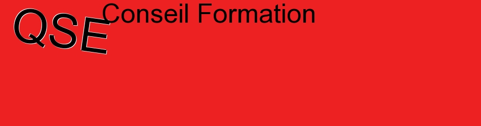 Conseil Formation Qualité Sécurité environnement