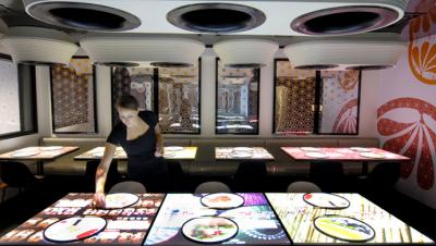 Inamo: le restaurant interactif de Londres