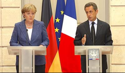 Sarkozy et Merkel proposent leur remède pour sauver l'euro