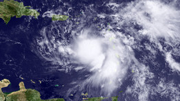 La tempête Emily sur Haïti et de St Domingue