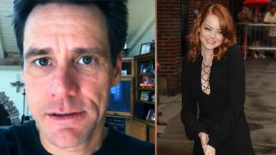 Jim Carrey déclare sa flamme à Emma Stone