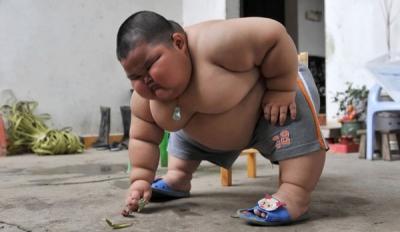 Lu Hao Enfant de 3 ans qui pèse 60 kg