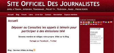 Nouveau : Site Officiel Des Journalistes 