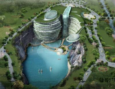 Waterworld est un concept de Groupe d'Architecture d'Atkin