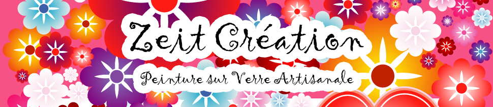 Peinture sur verre : Zeit Création