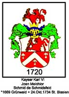 blason de Melchior de Schmidsfeld