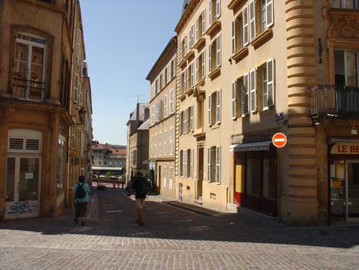 rue de la Paix &agrave; Metz