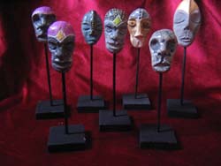 masque sur pied