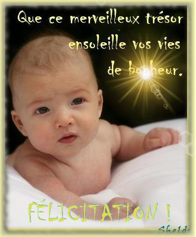 F�licitations gar�on