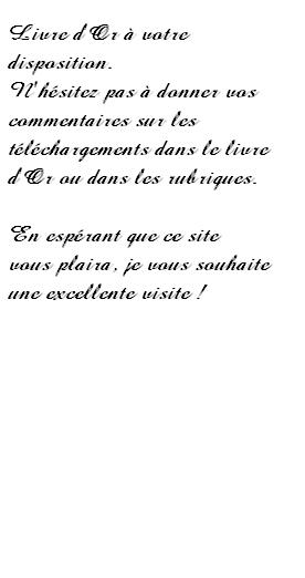 Bienvenue