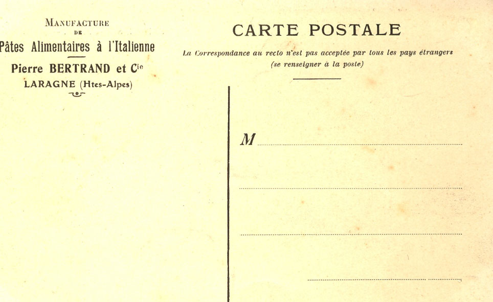 carte publicitaire