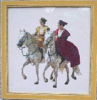 Arl�siennes � cheval