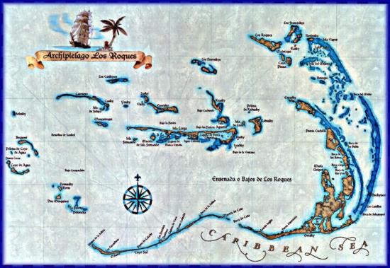 Map Los Roques