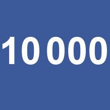 10 000 fans sur la page Facebook d'e-monsite