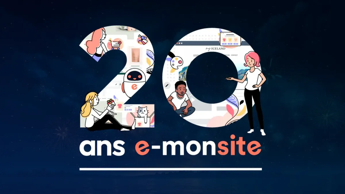 E-monsite fête ses 20 ans !