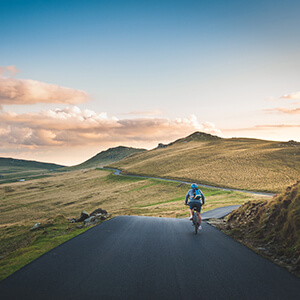 Aventure à vélo en montagne
