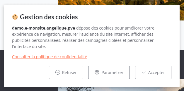 Bandeau cookies site web png