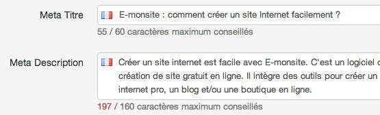 Title et description d'une page : combien de caractères ?