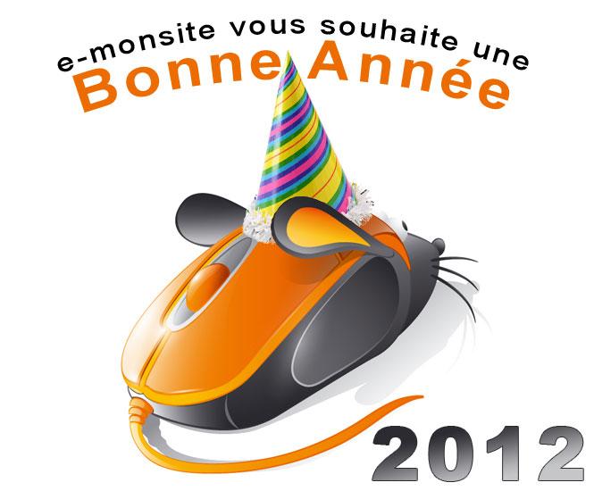 Bonne année 2012 sur e-monsite