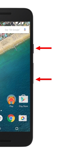 Capture d'écran Android