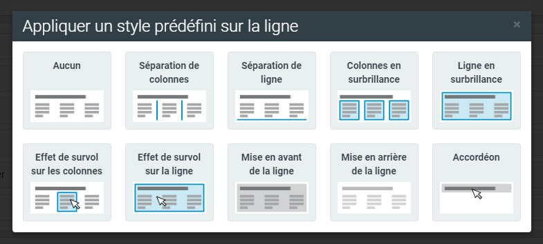 Capture style ligne