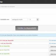Choix du nom de domaine