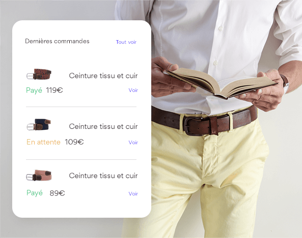 Gérer ses commandes en ligne