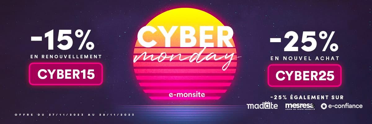 Cyber monday blog e monsite 2024