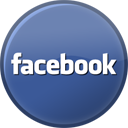 Démonstration du widget Facebook : lien vers une page/un profil, icône ronde Facebook