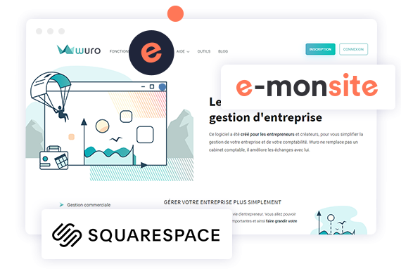 E-monsite alternative squarespace
