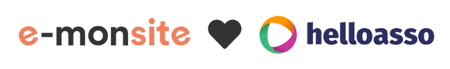 e-monsite en partenariat avec HelloAsso