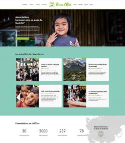 Modèle de site pour une association humanitaire avec e-monsite