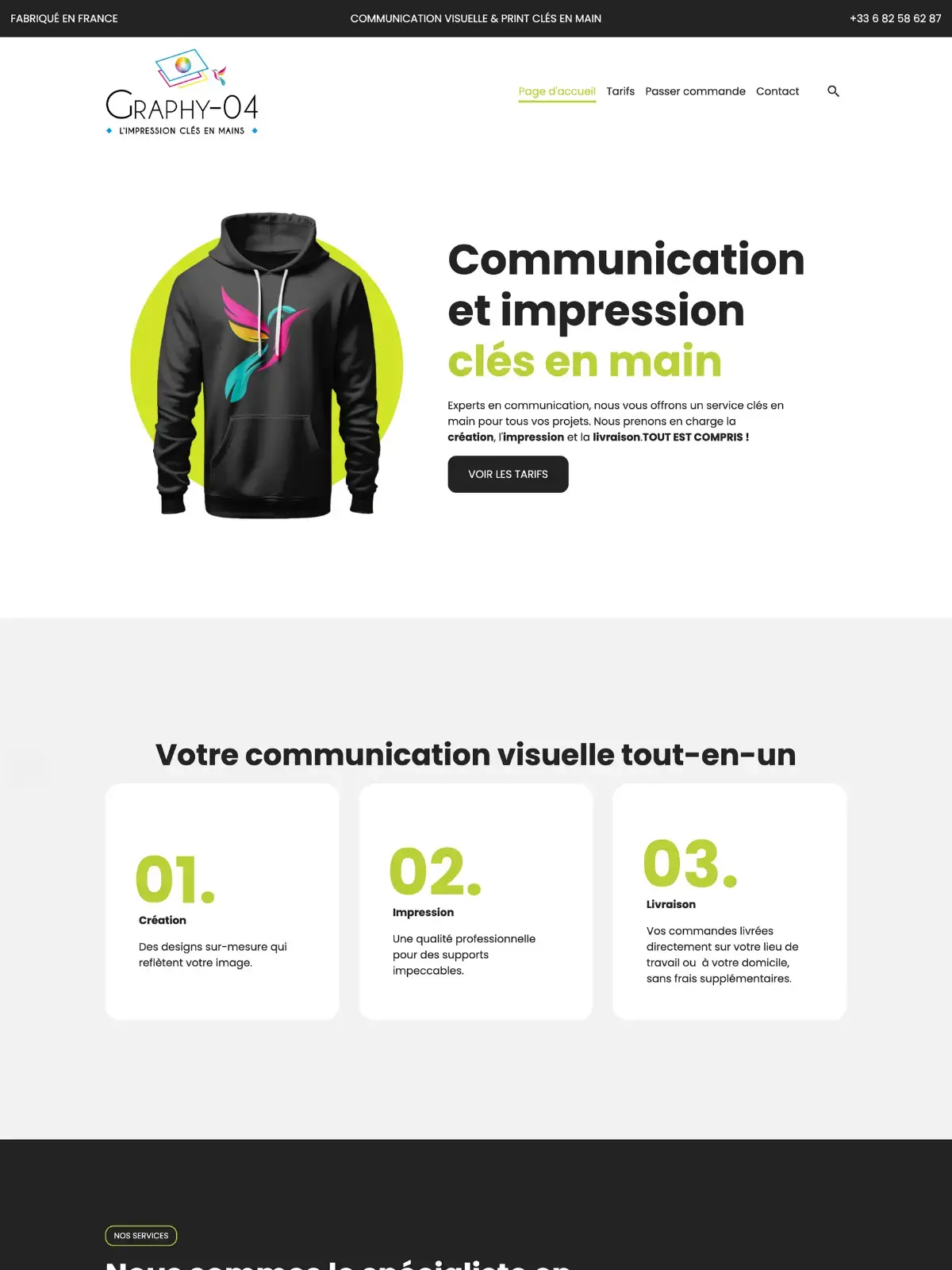 Exemple site clé en main Graphy 04