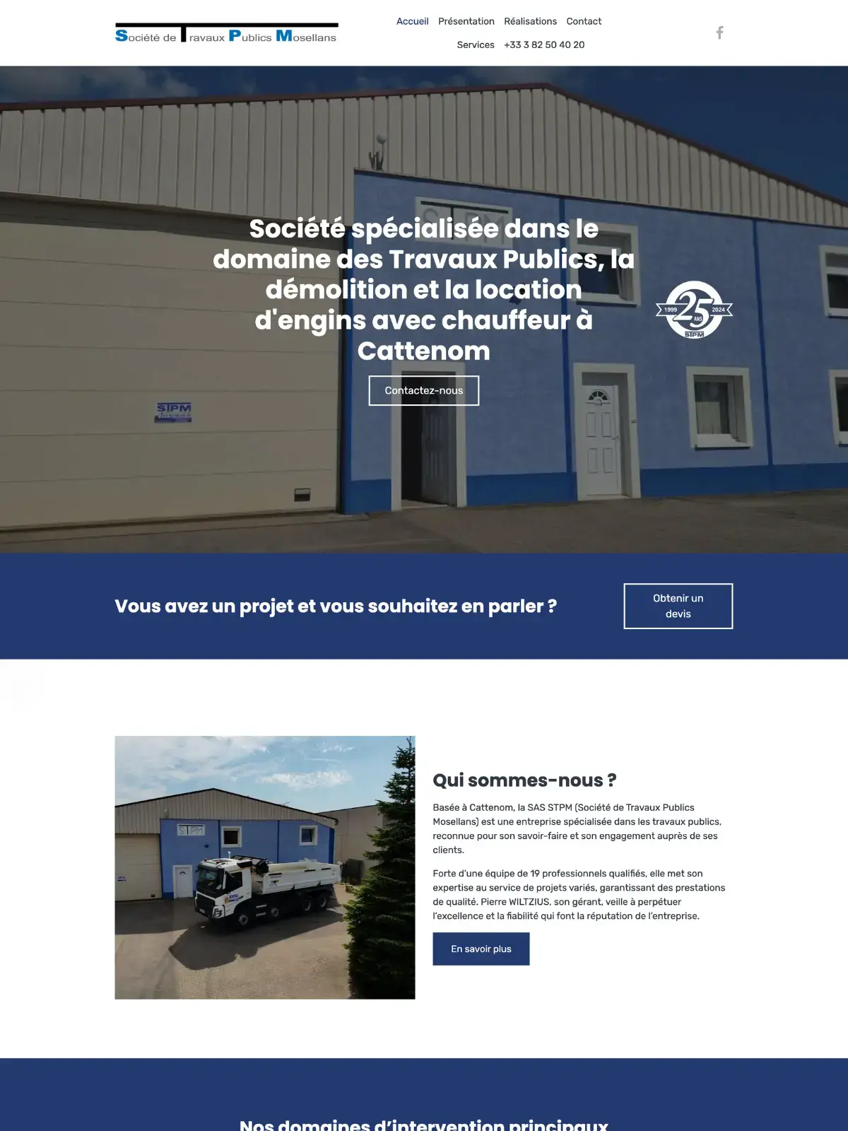 Exemple site clé en main STPM