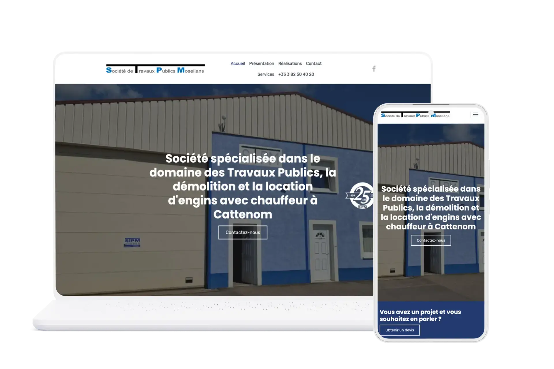 Exemple site sur mesure stpm