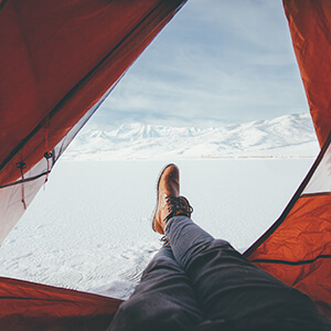 Camping à la neige