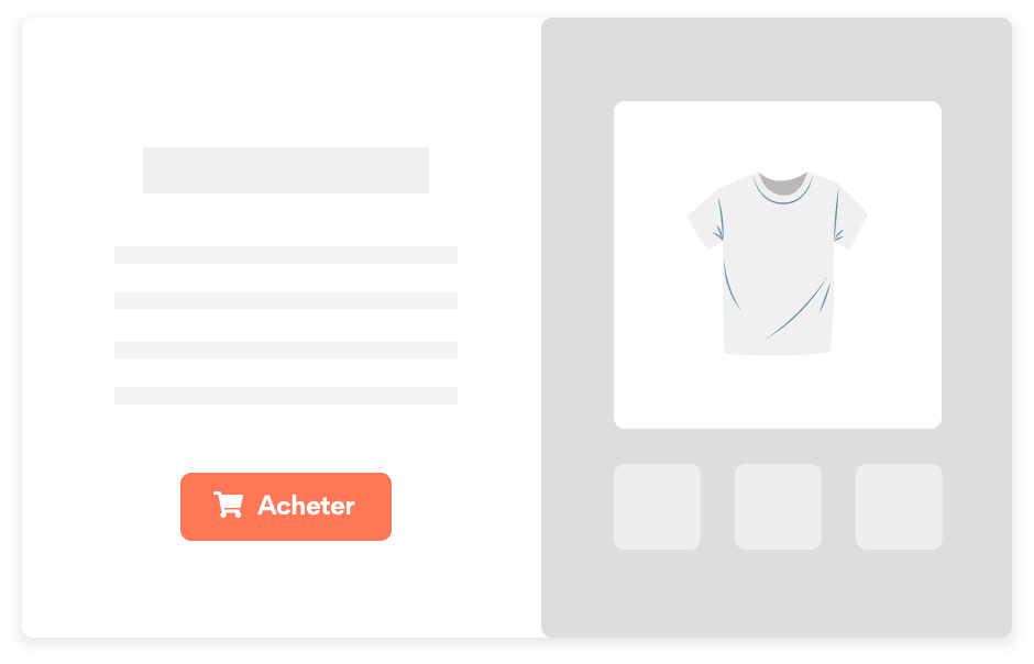Page produit du module Boutique