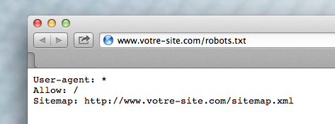 Le fichier robots.txt