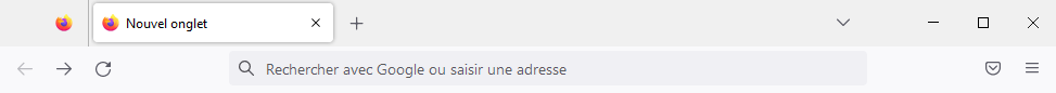 Firefox barre adresse